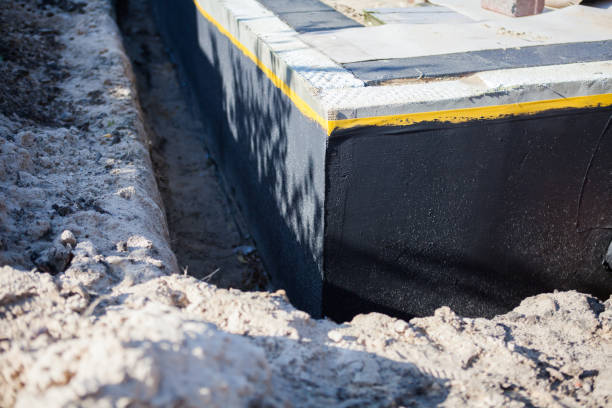 Professional Waterproofing technician working in Lithopolis, OH